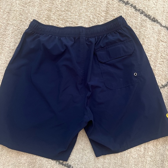 Bamboo Ave Set of Three Athletic Shorts in Black, Navy, and Red - Picture 8 of 10